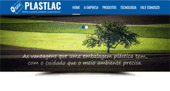 Desktop Screenshot of plastlac.com.br