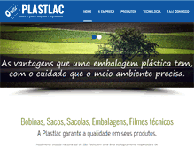 Tablet Screenshot of plastlac.com.br